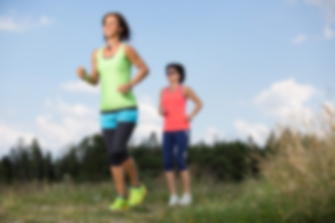 Melanie Schmurr beim Training im Freien